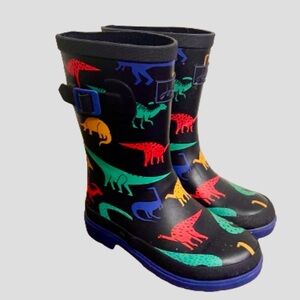 🦖 JOULES DINOSAUR PRINT KIDS RAIN BOOTS